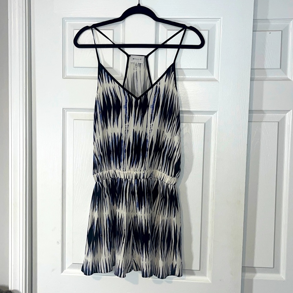 Milly Jumper Blue Black and White